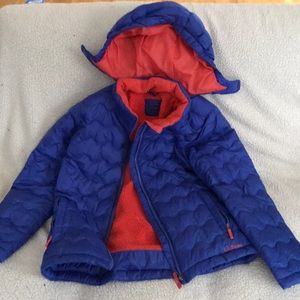 Used LLBEAN Girls coat size L 14-16